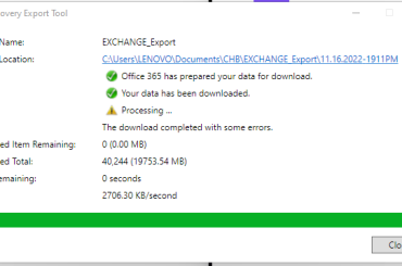 discovery export tool
